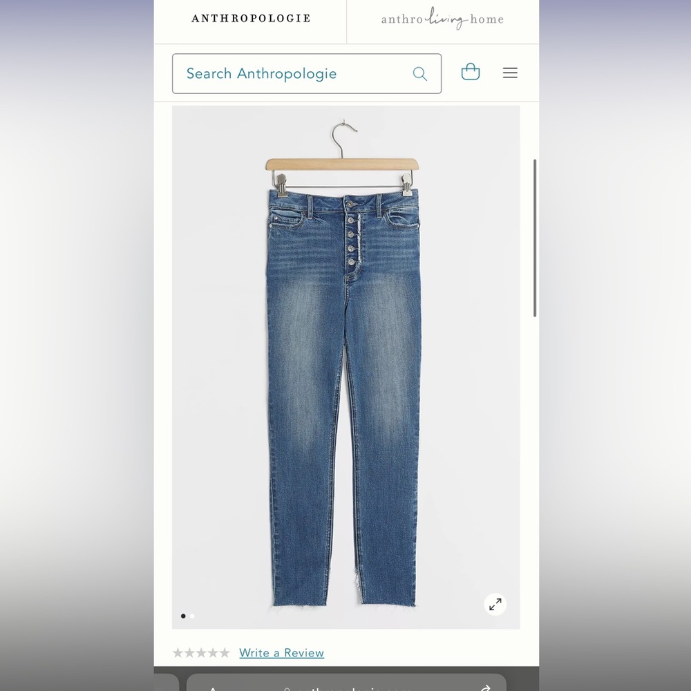 Anthropologie Paige Margot Skinny jeans